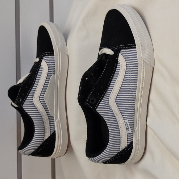 Vans BMX Old Skool Federal Black/Bl Pinstripe MEN`S NWOB Size 6.5 - Picture 2 of 7